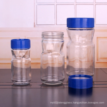 780ml Food grade glass coffee container coffee jar with screw cap